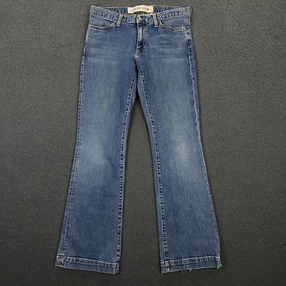 Gap Long and Lean Jeans Fits Womens 28 Flare Bootcut Denim Vintage 90s Y2K